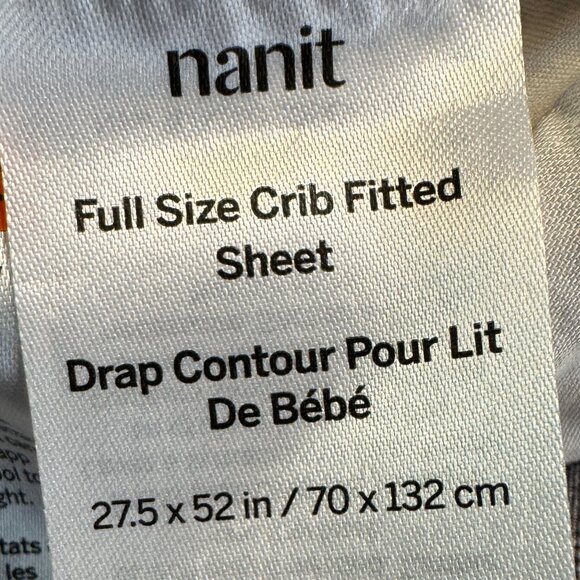 NANIT SMART fitted crib sheet works with Nanit Baby Monitors - for standard crib - Picture 3 of 3